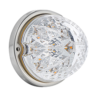 Watermelon Clearance Marker, Amber Clear Lens