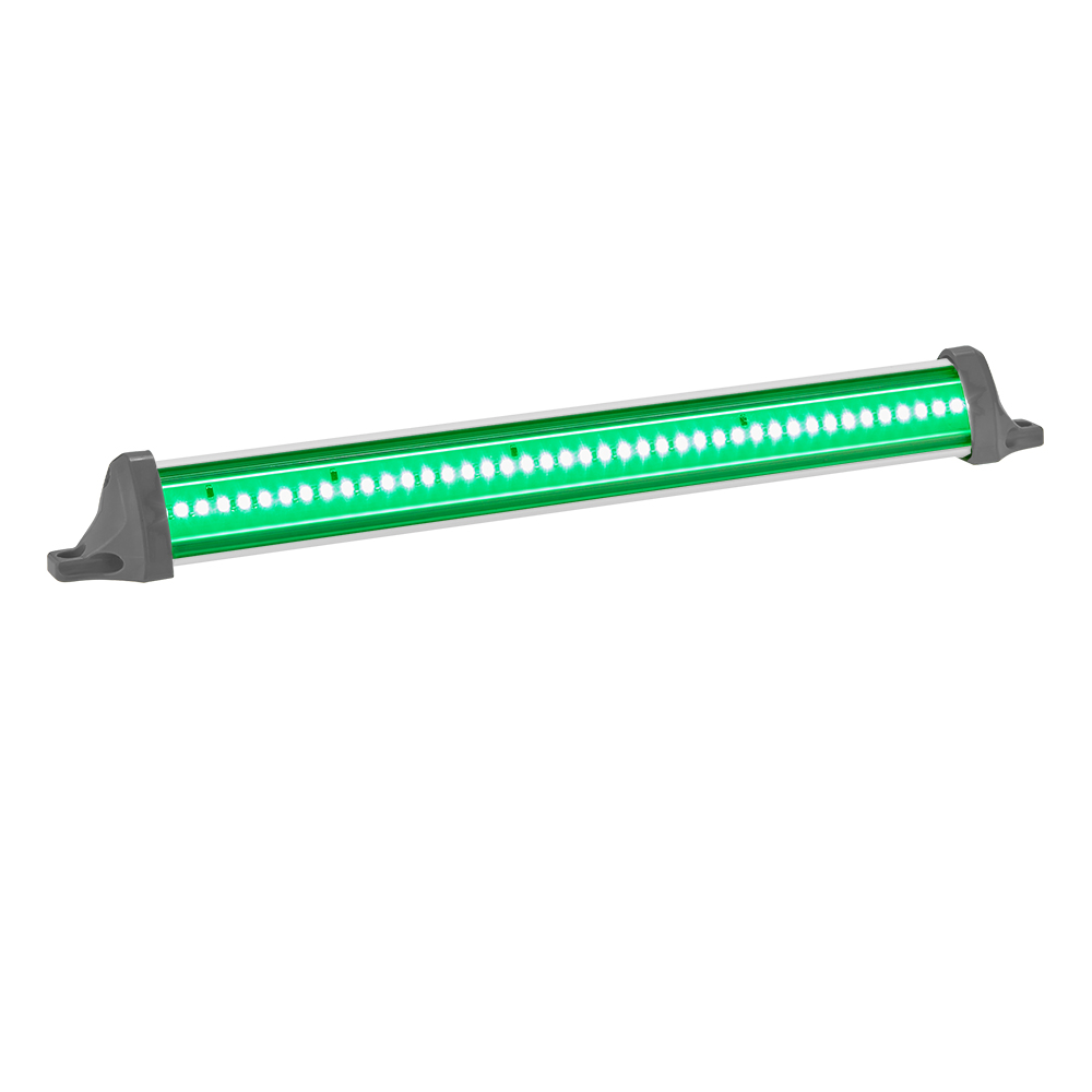Undercarriage Surface Mount Light, Green Clear Lens, 13