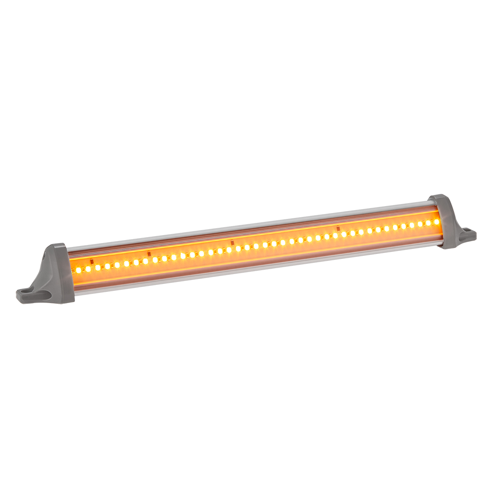Undercarriage Surface Mount Light, Amber Clear Lens, 13